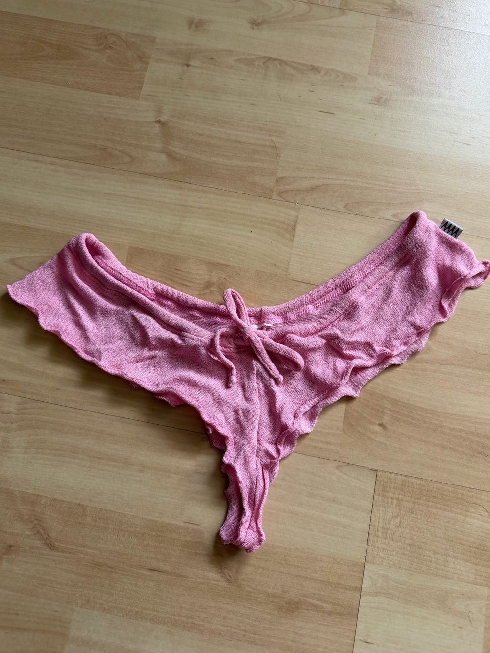 Wicked Weasel Vintage Rare Sun Shorts Swim Coverup Pink